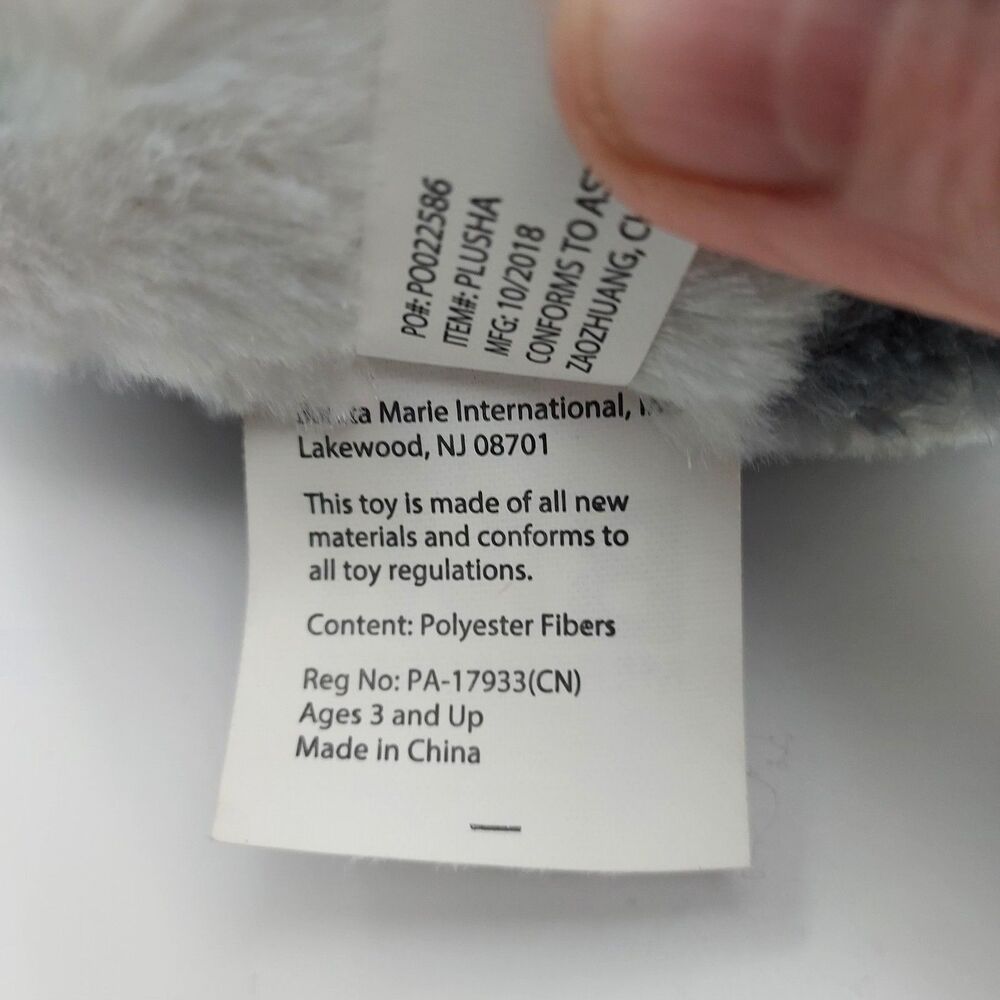 BMI Merchandise Husky Puppy Sparkling Blue Eyes Sweet Clean 10" Plush NWT NEW - Picture 9 of 12